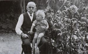 Nikolaus Jetschmanegg mit Enkel Richard (Sohn von Josef Nikolaus und Pauline 1.4)